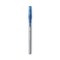 BIC Round Stic Grip Xtra Comfort Fine 0.8 mm. Stick Ballpoint Pen - Blue Ink/Gray/Blue Barrel (1-Dozen)